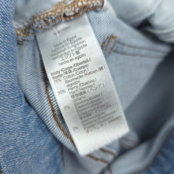 MADEWELL Mid-Rise Perfect Vintage Jean Alderton Wash Hemp 90s Y2k Minimal Boho - Picture 7 of 8